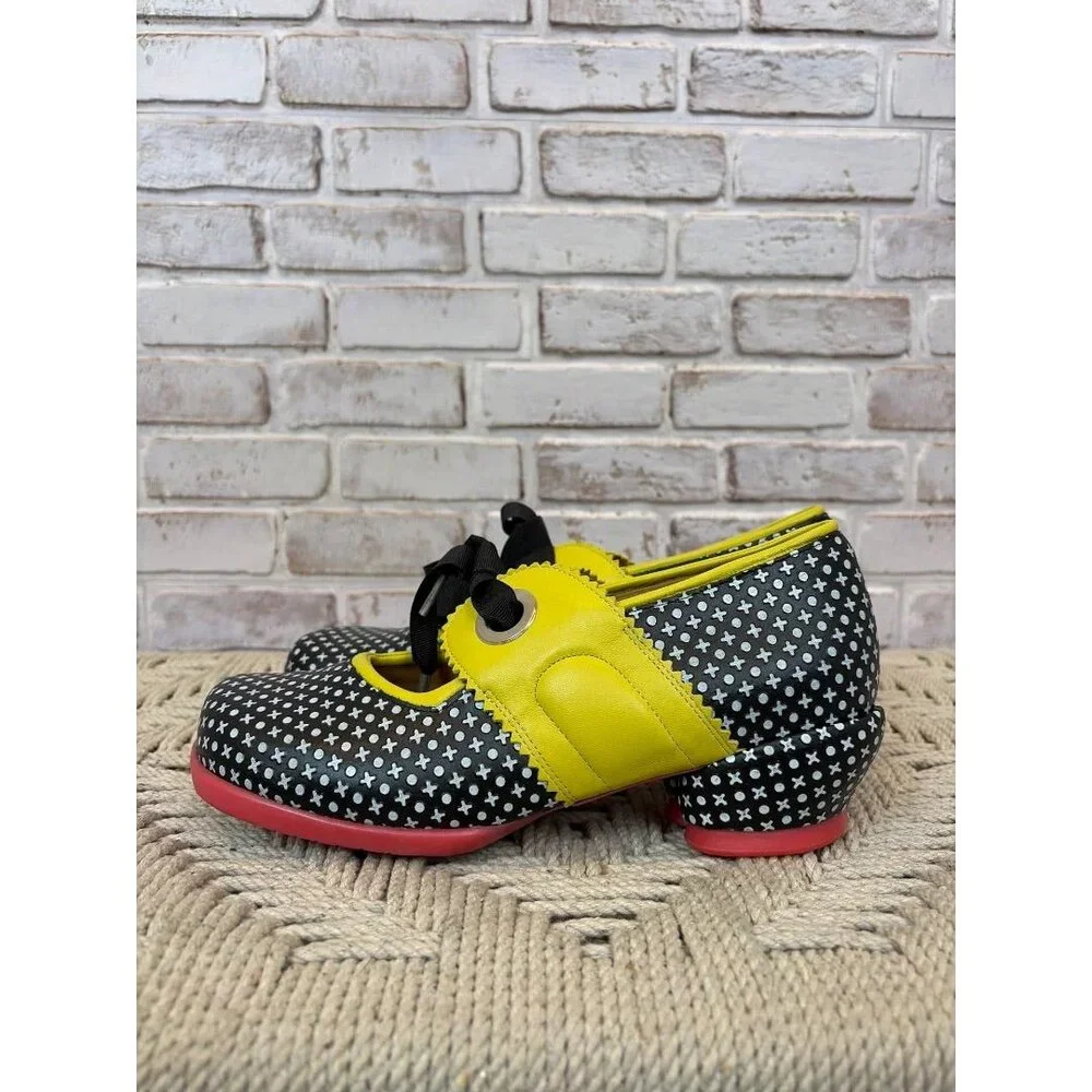 John Fluevog Clogs – Black/Dots, Size 9.5 – Brand New Condition - Picture 5 of 7